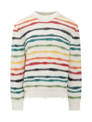 Alanui Island Wave Crewneck Jumper
