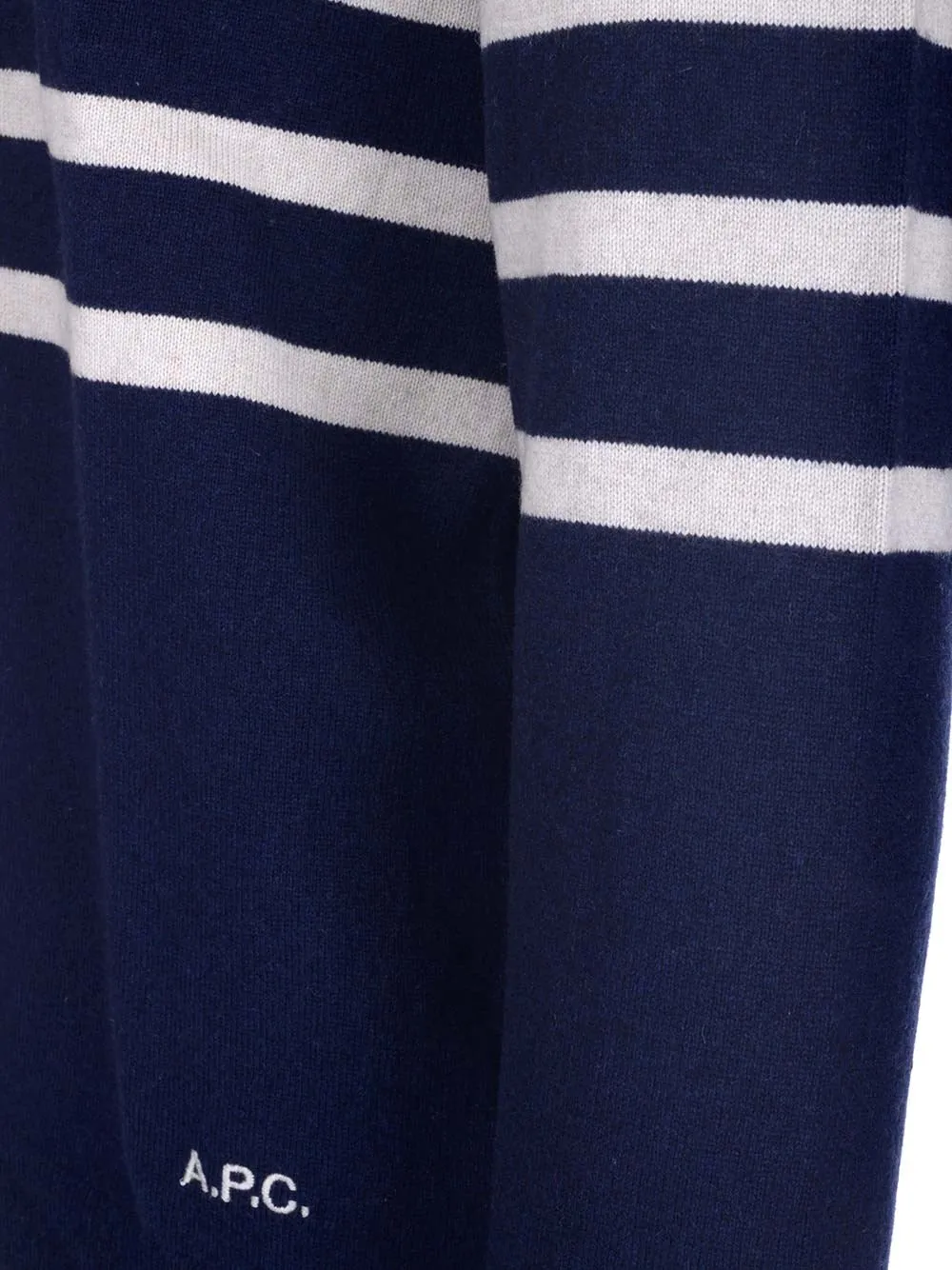 A.P.C. Striped Crewneck Knit Jumper