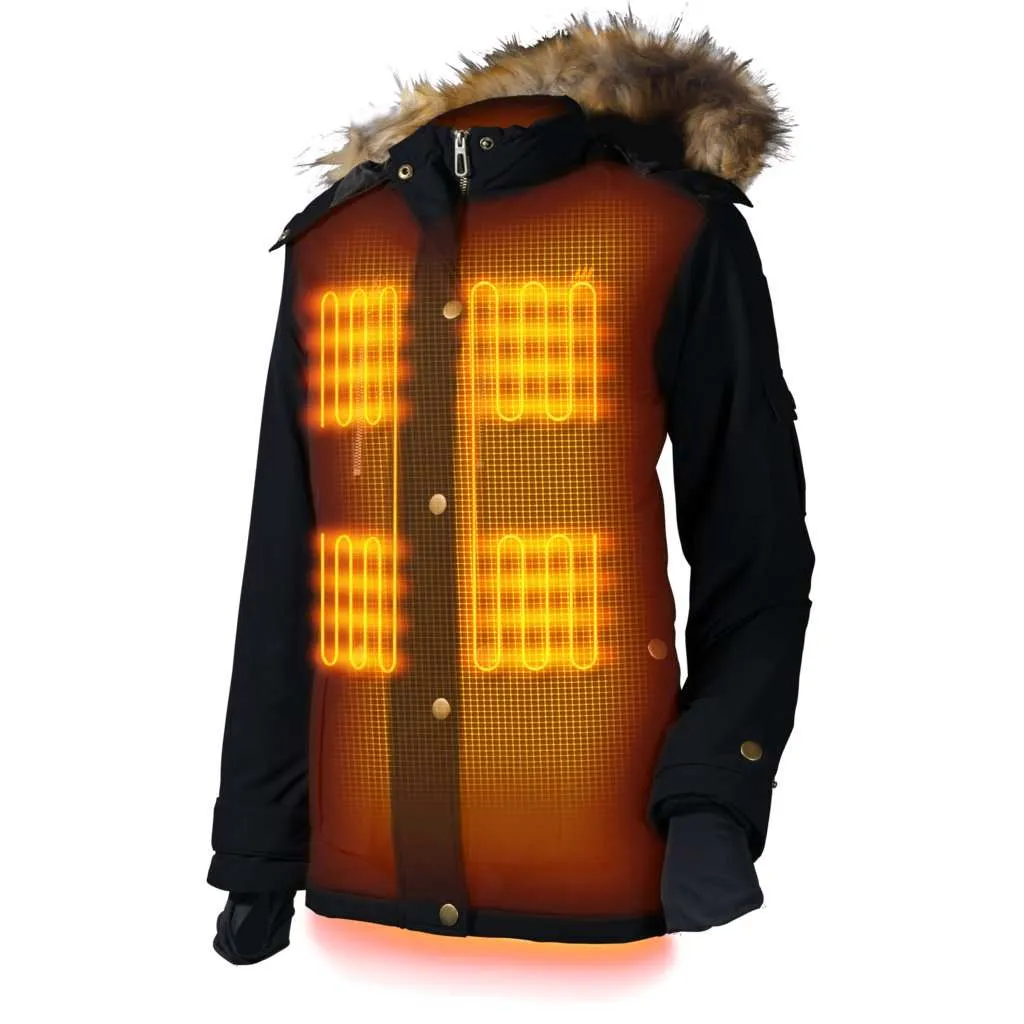 Arcadia Womens Heated Parka by Gobi Heat