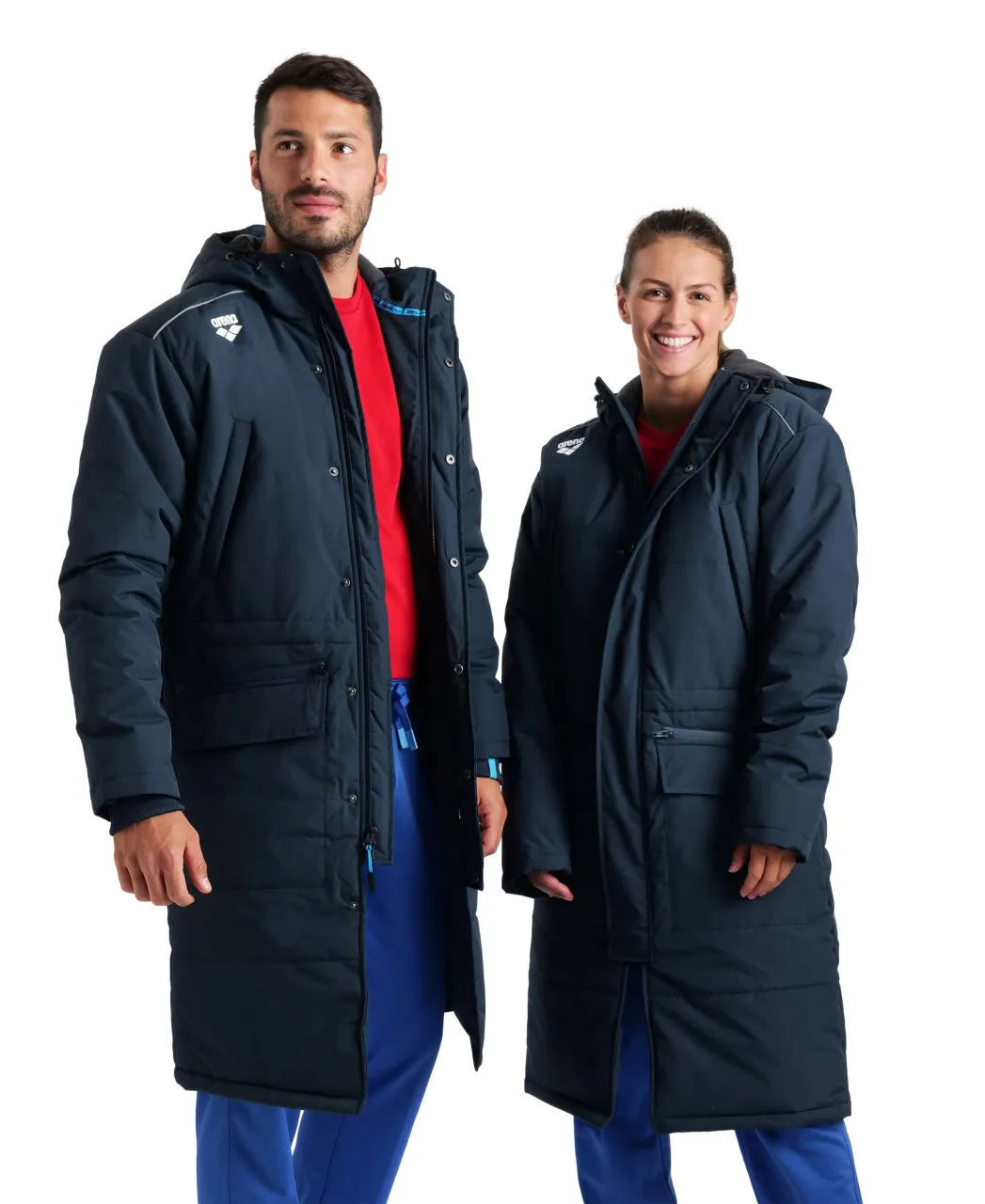 Arena Team Parka Solid Jacket - Navy