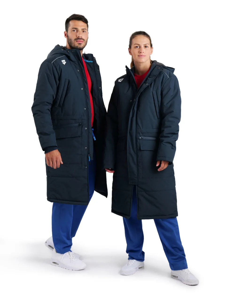 Arena Team Parka Solid Jacket - Navy