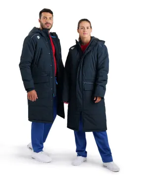 Arena Team Parka Solid Jacket - Navy