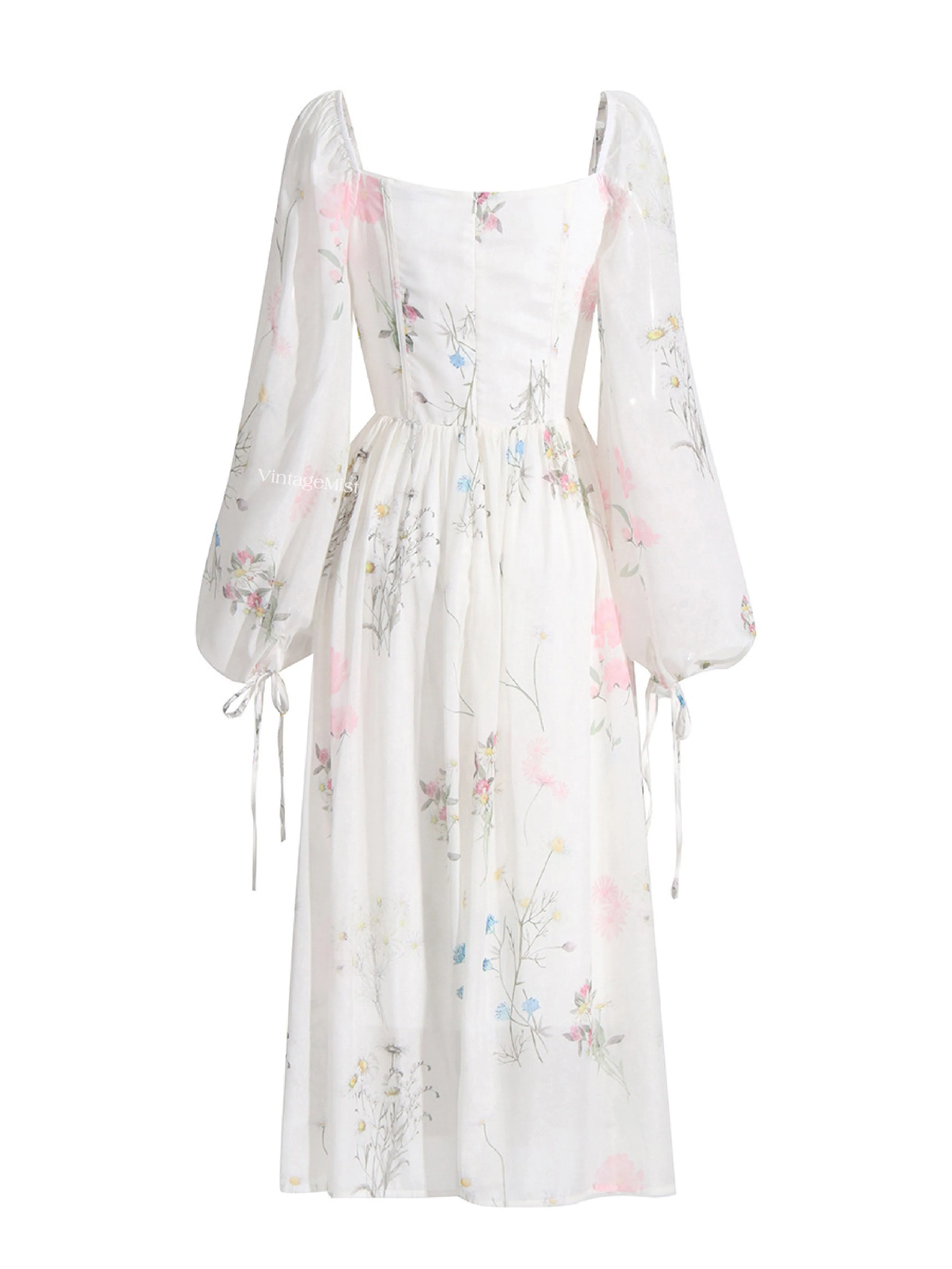 Blooming Floral Spring Fairy Dress