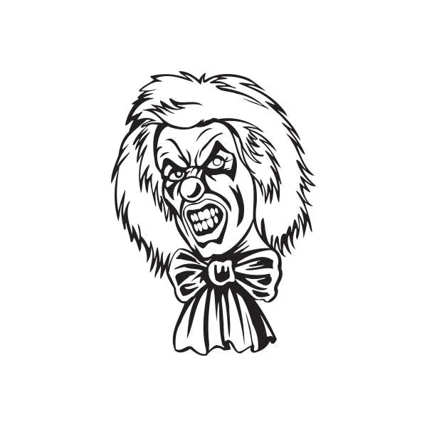 Bow Tie Clown with Parka Decal
