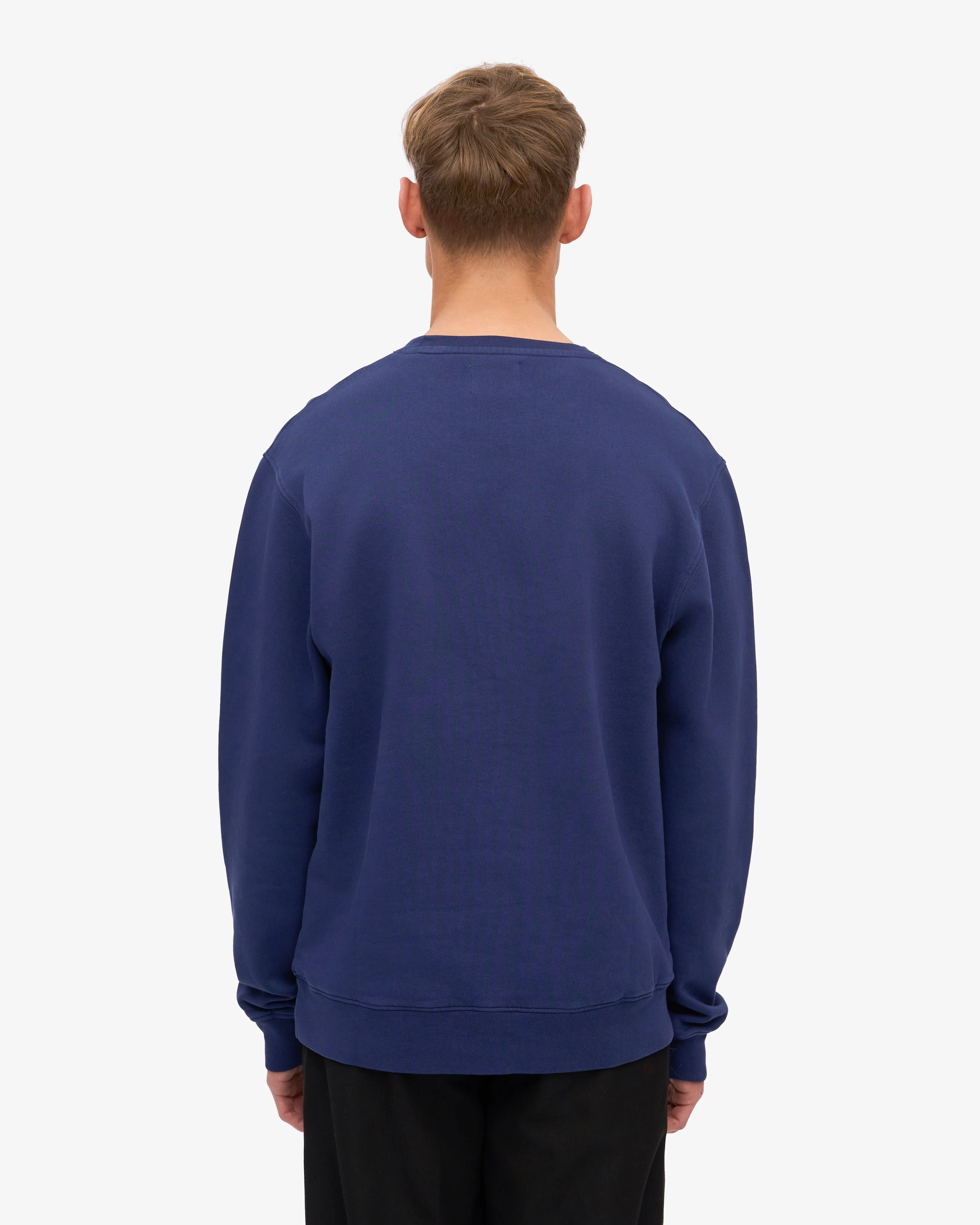 Classic Organic Crew - Marine Blue
