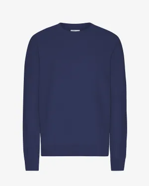 Classic Organic Crew - Marine Blue
