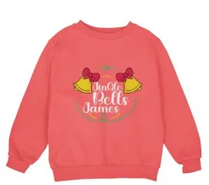 Custom Name Jumper Christmas Sweatshirt Gift for Toddler Boys with Jingle Bells
