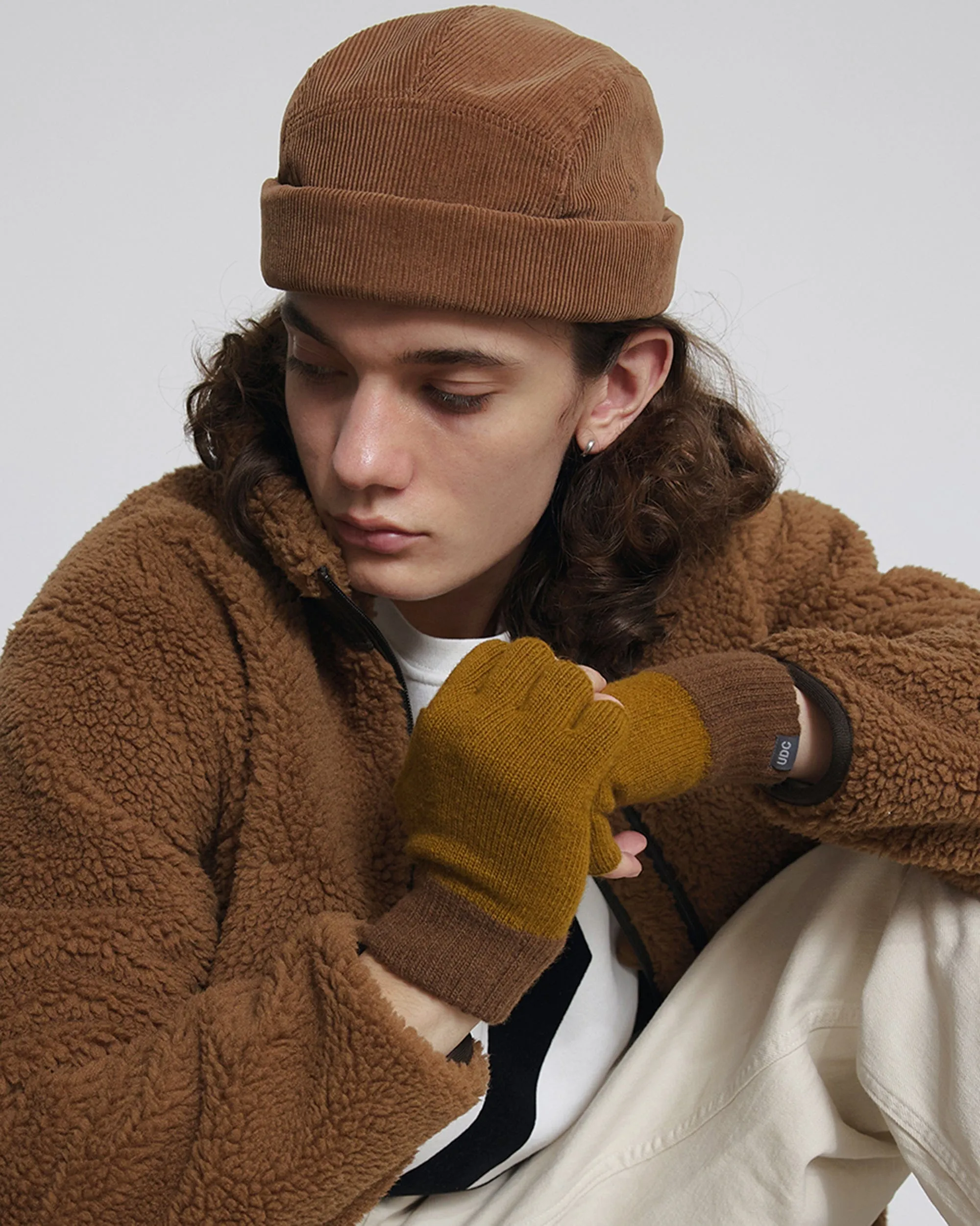 FINGERLESS / UDC / MUSTARD BROWN MIX