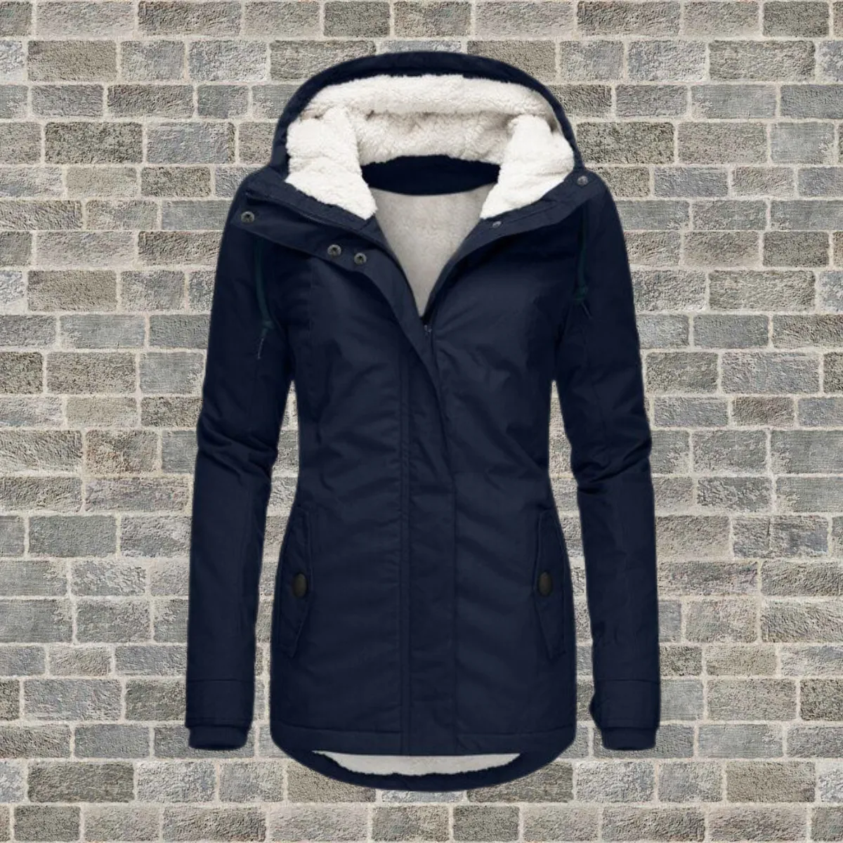 Gabriella Parka | Lange waterdichte winterjas met fleece voering en capuchon voor dames