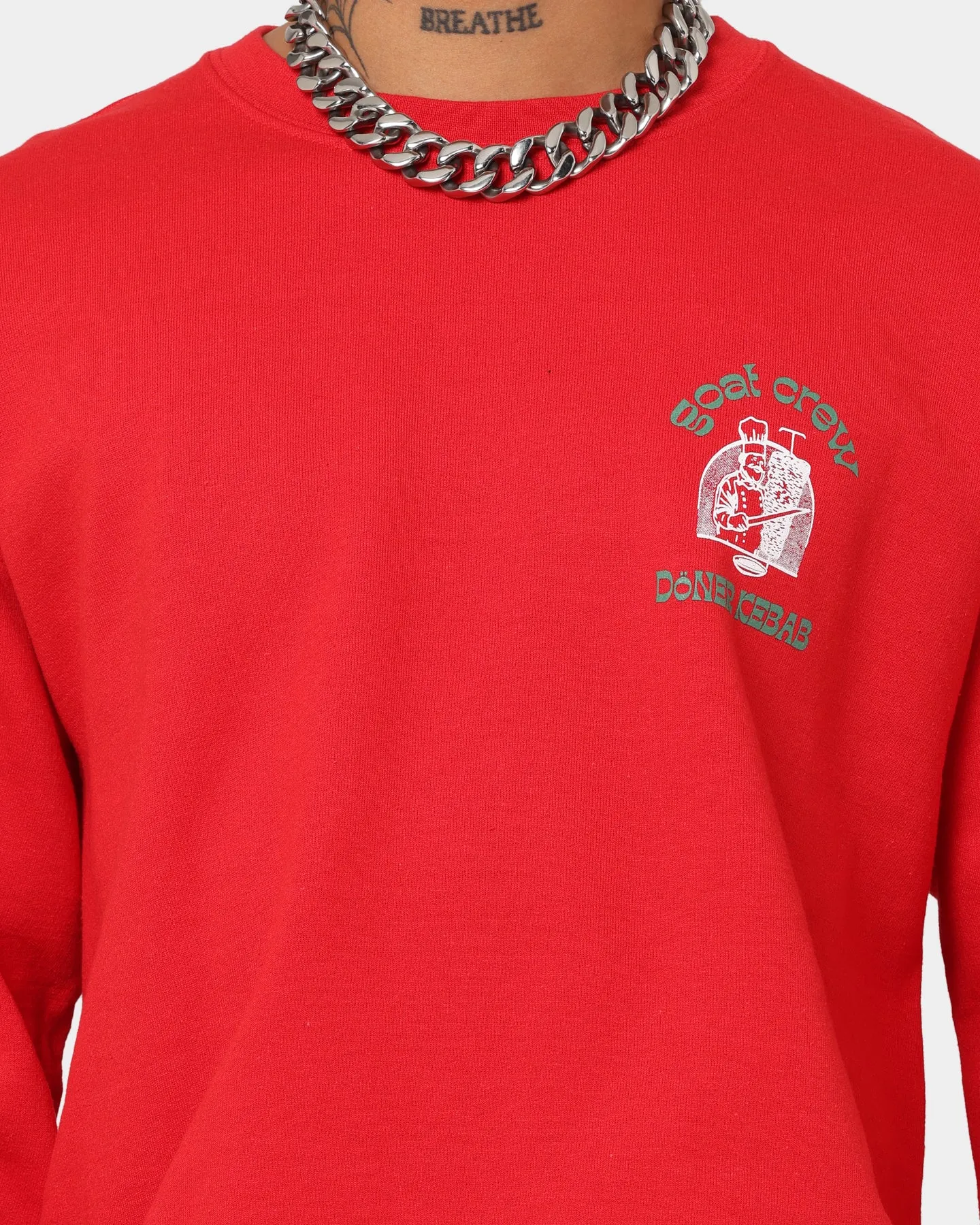 Goat Crew Döner Kebab Crewneck Red