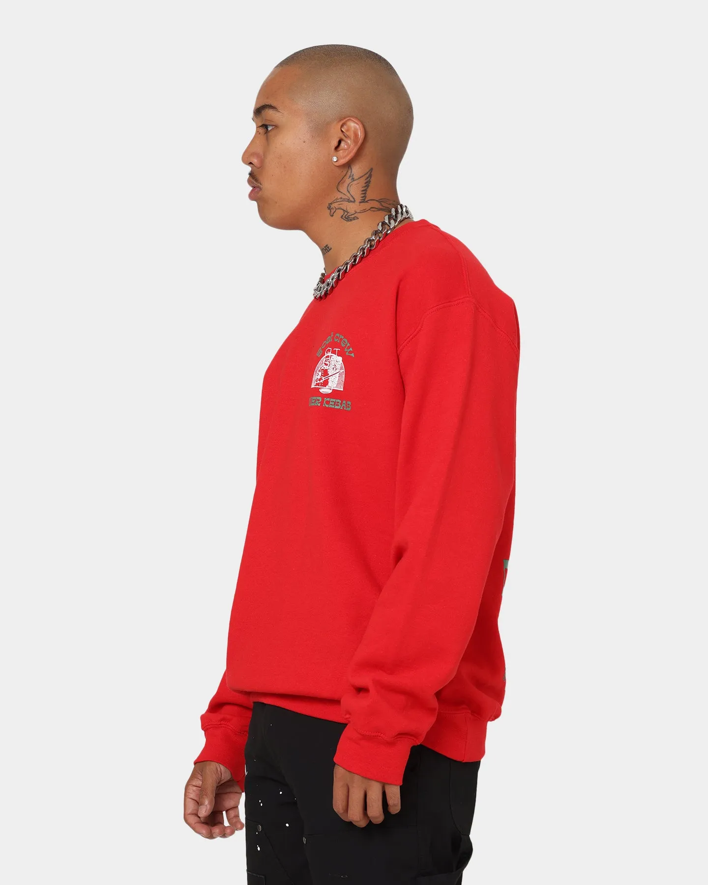 Goat Crew Döner Kebab Crewneck Red
