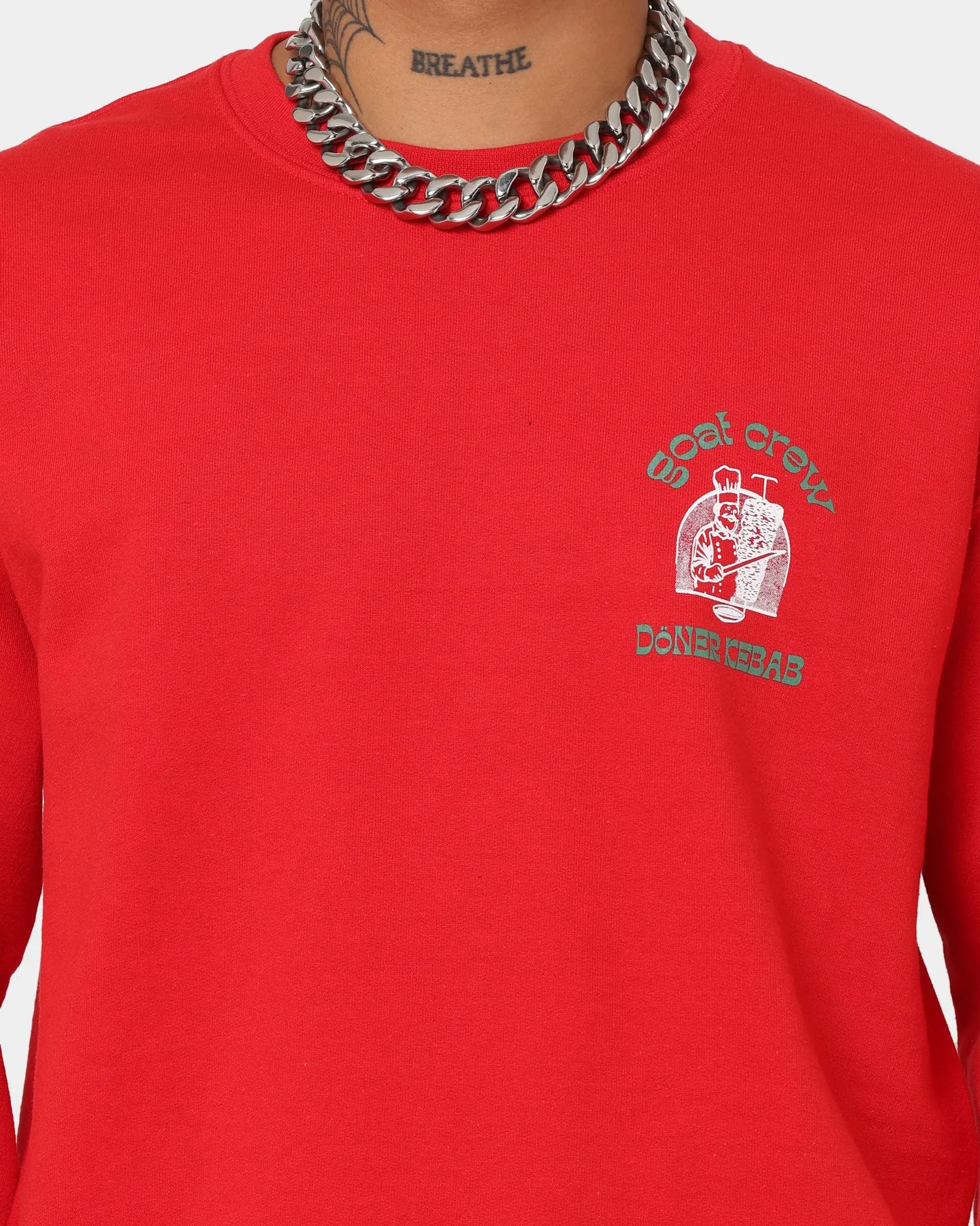 Goat Crew Döner Kebab Crewneck Red