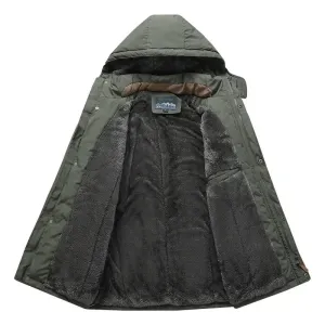 Icemant - Parka Winterjas Heren – Winddicht en Warm met Fleecevoering