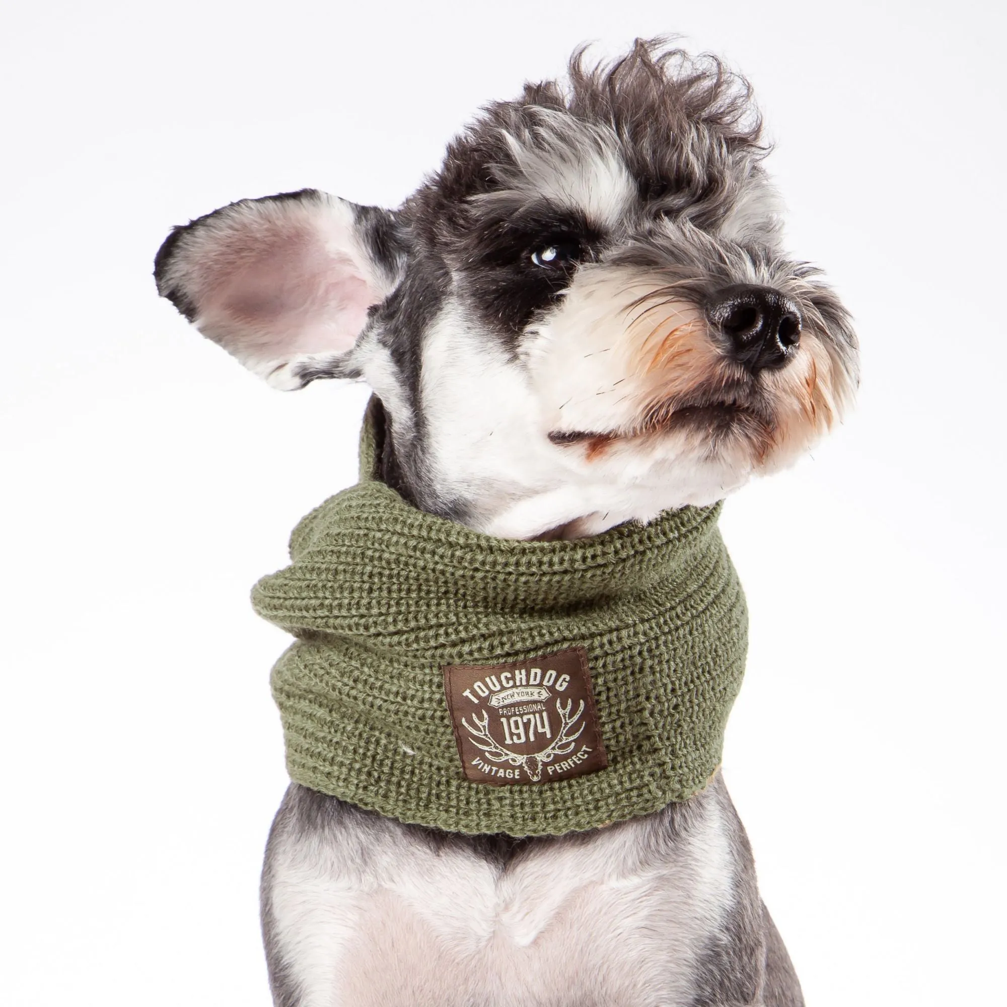 Knitted Winter Dog Scarf Fashion