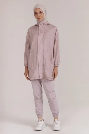 LAICA x RiaMiranda Oversized Parka Jacket - Dusty Purple