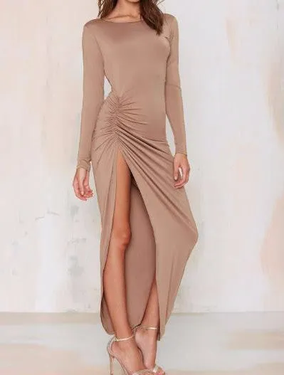 Long Sleeved Women's Evening Dress