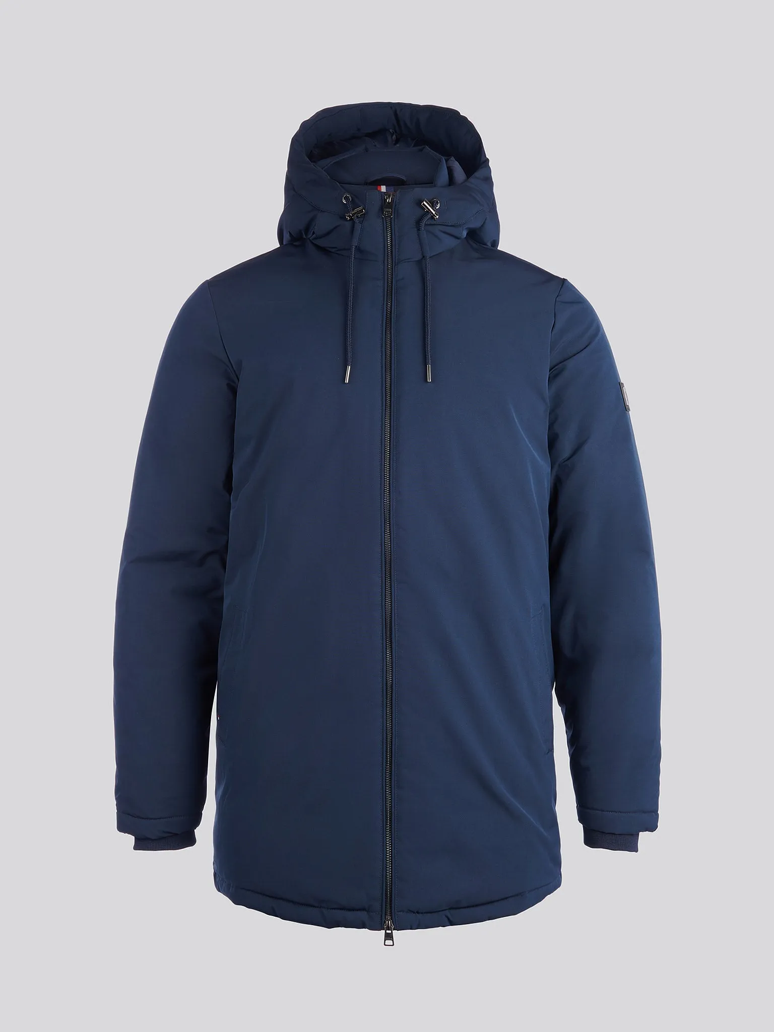Mens Smart Parka Jacket in Dark Sapphire Navy