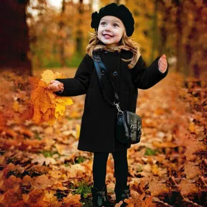 Mid Length Solid Color Winter Coat - GlamzLife