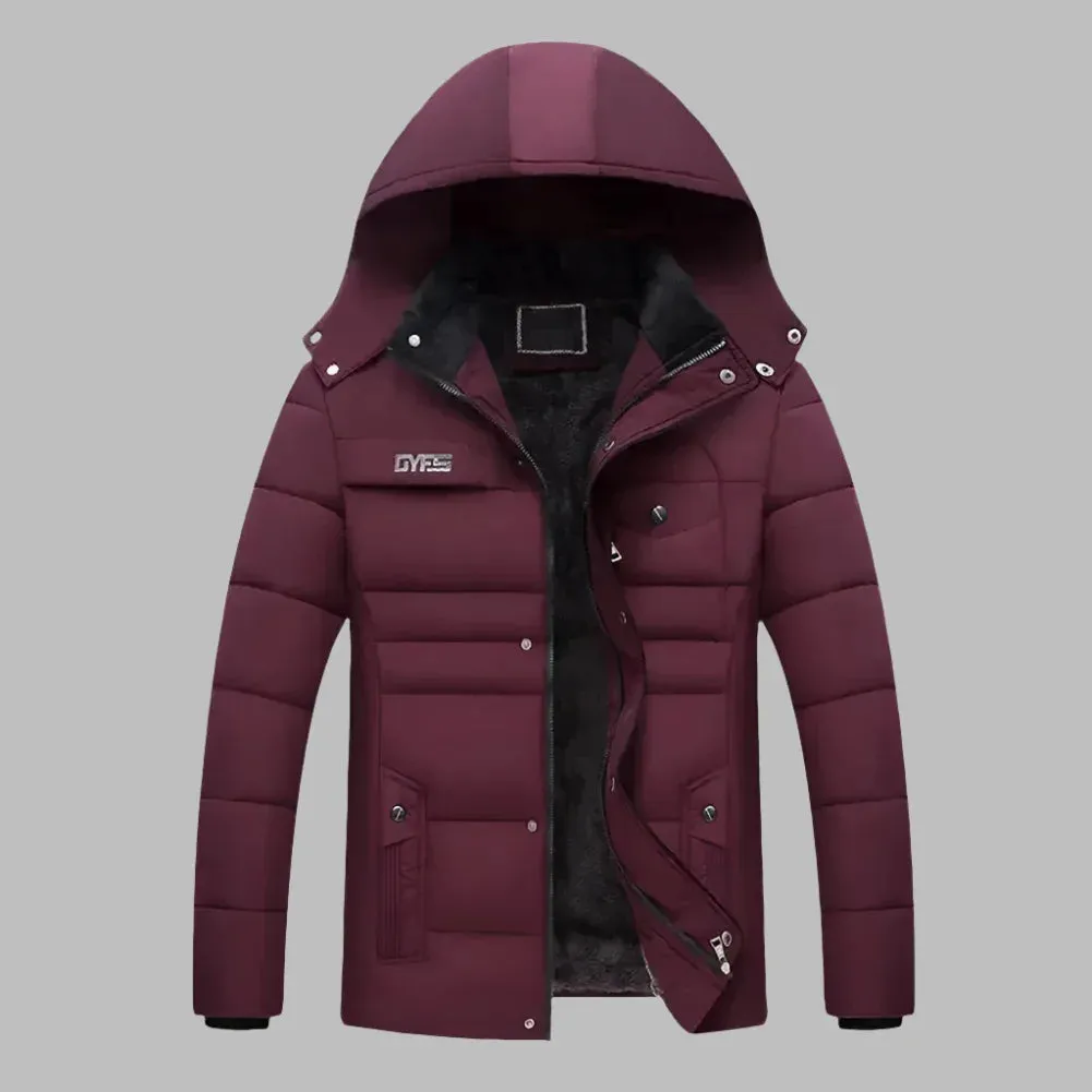 Nordic Expedition Parka | Langer warmer wasserdichter Parka-Wintermantel für Herren mit Fellkragen