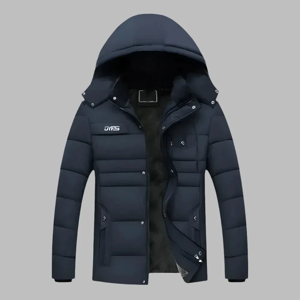 Nordic Expedition Parka | Langer warmer wasserdichter Parka-Wintermantel für Herren mit Fellkragen