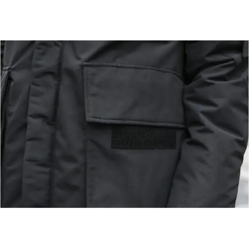 Nordoor - Parka Winterjas Heren – Lang Model met Capuchon en Meerdere Zakken