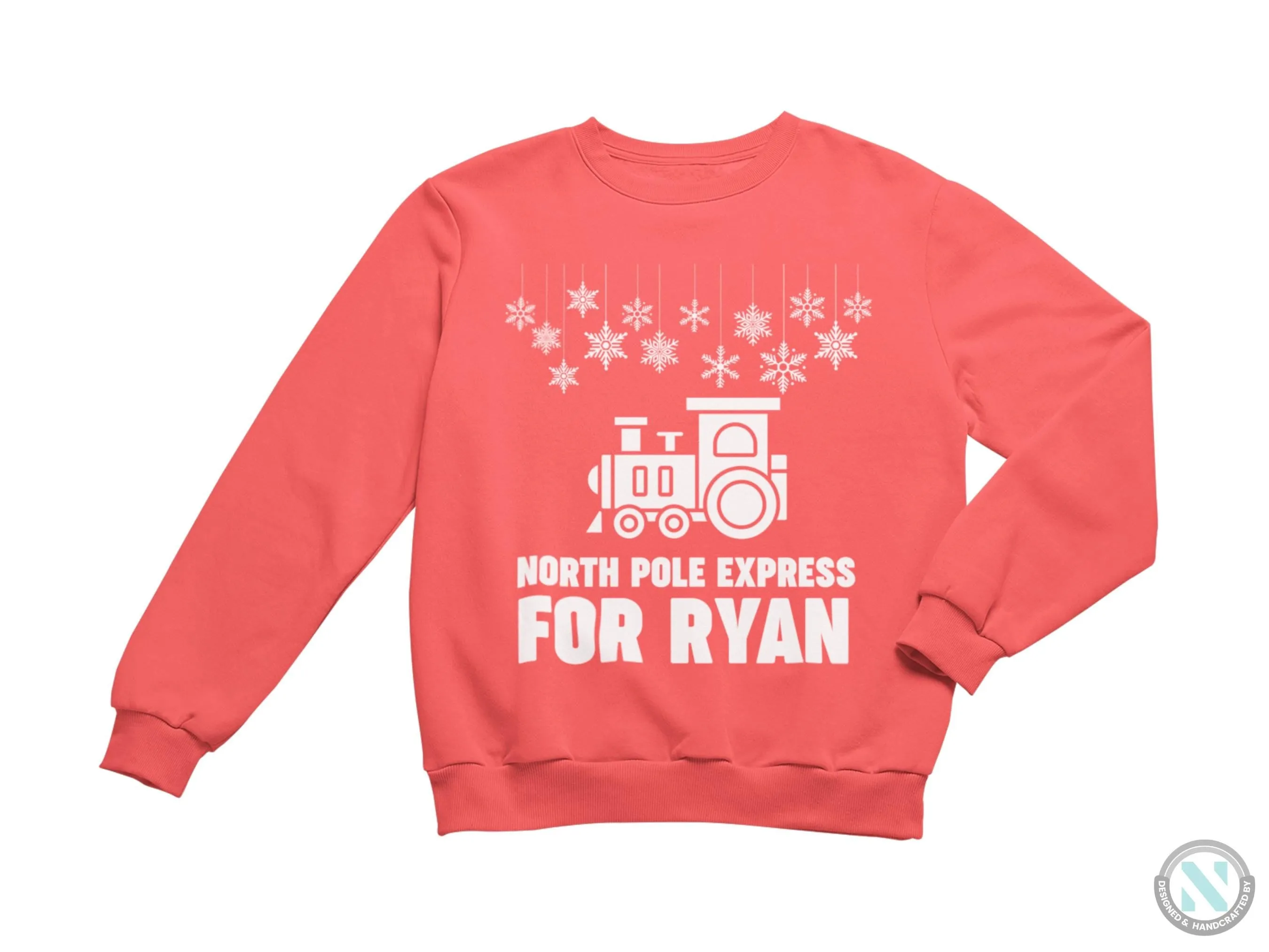 North Pole Express Custom Jumper Jumper Sweatshirt, Perfect Christmas Kids Jumper