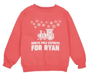 North Pole Express Custom Jumper Jumper Sweatshirt, Perfect Christmas Kids Jumper
