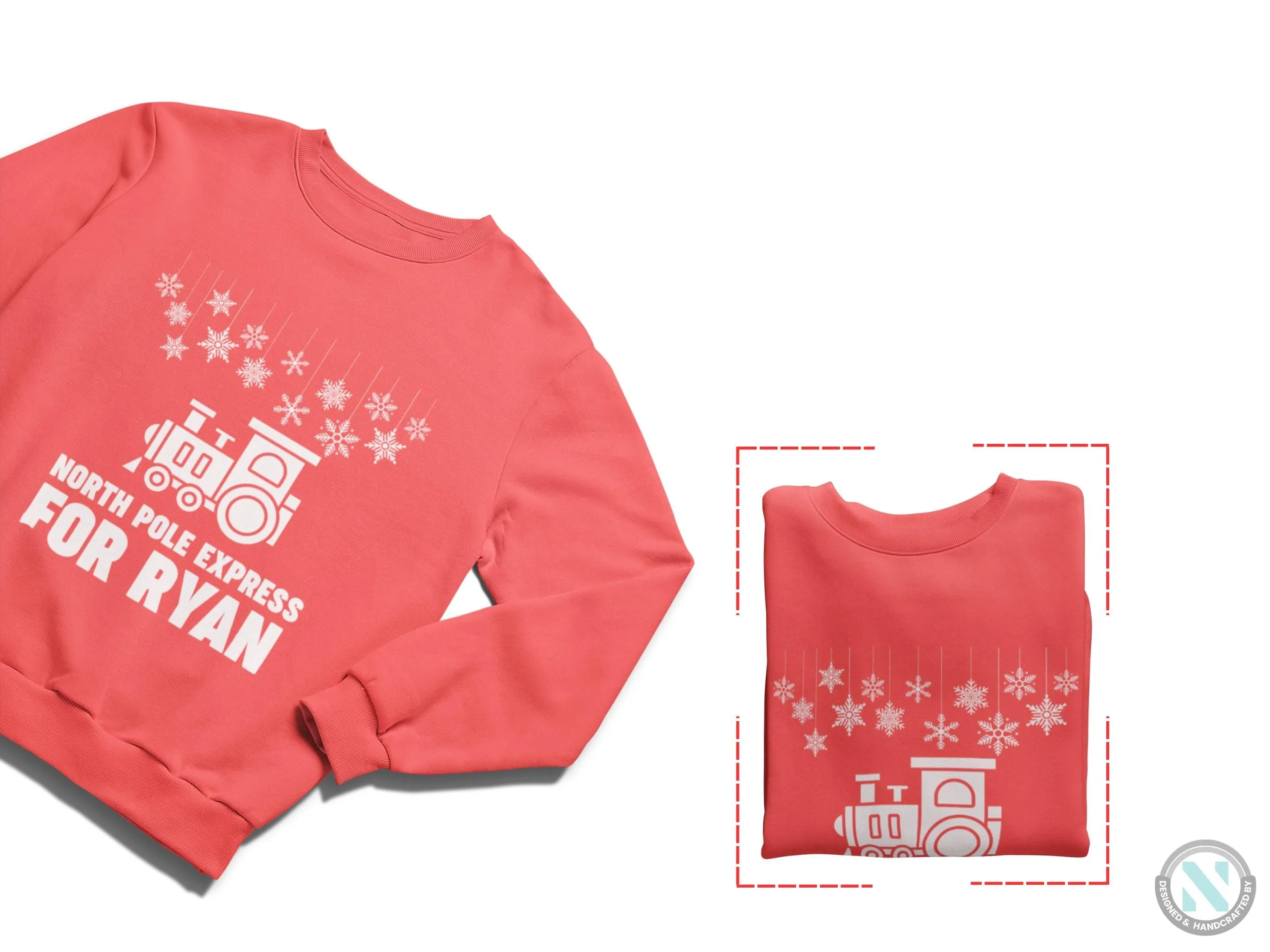 North Pole Express Custom Jumper Jumper Sweatshirt, Perfect Christmas Kids Jumper