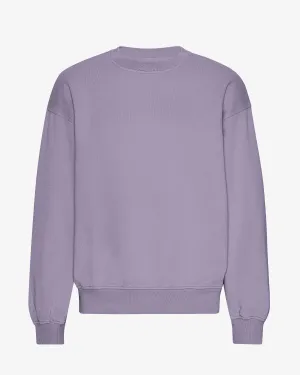 Organic Oversized Crew - Purple Jade
