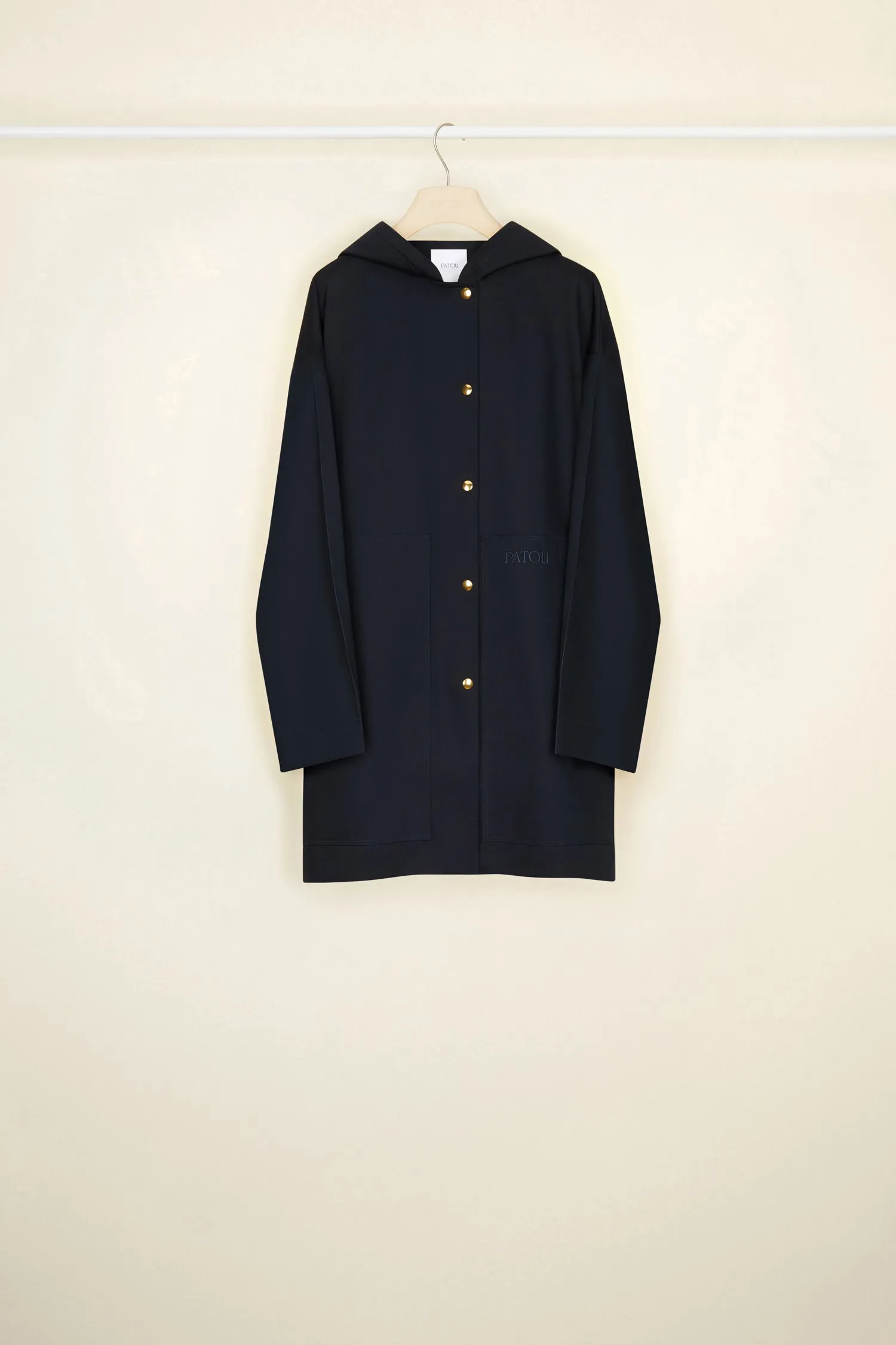 Patou oversized parka in organic cotton