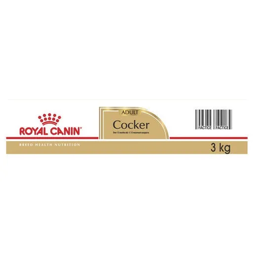 Royal Canin Dog Food Cocker Spaniel