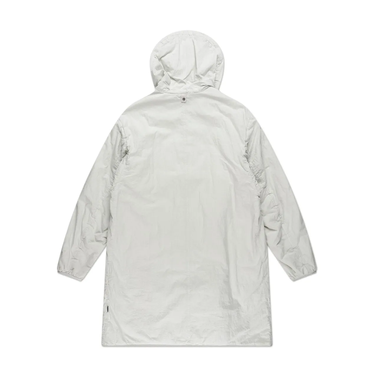 stone island shadow project brushed nylon parka (pearl grey)