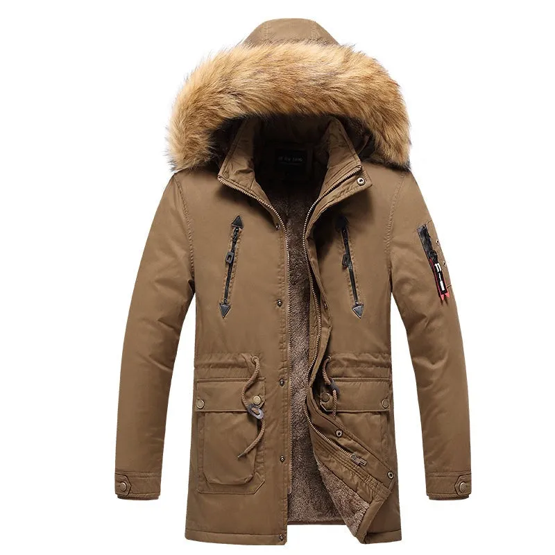 Tommy™ dik bont vuurvast waterdicht comfortabel parka winterjas