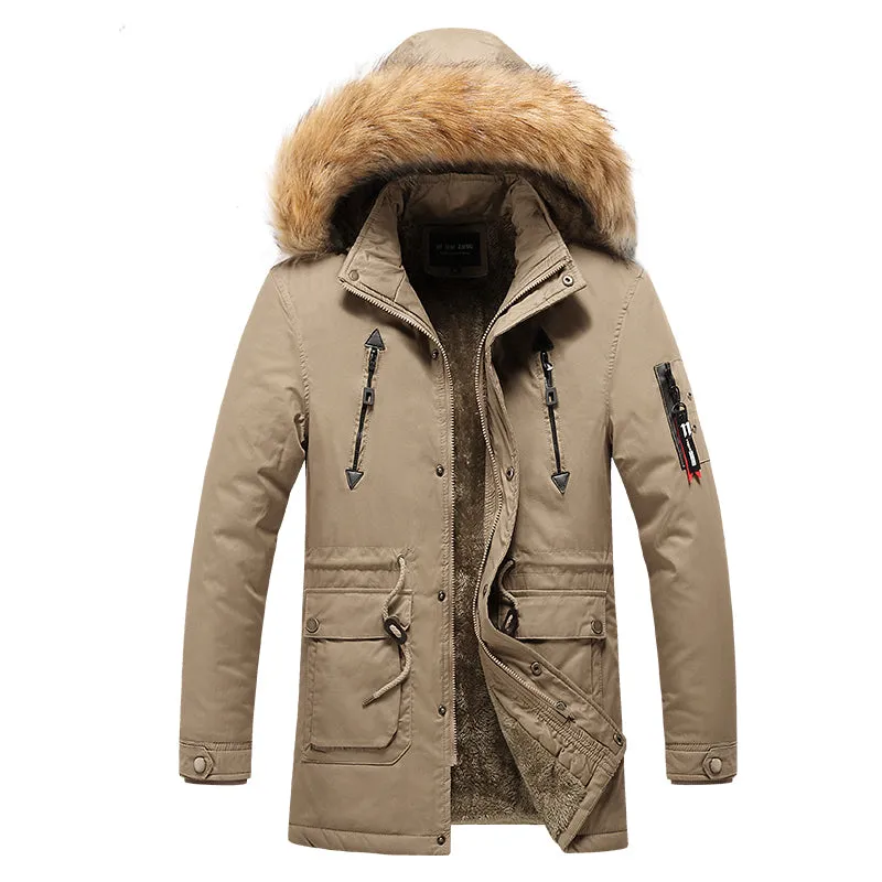 Tommy™ dik bont vuurvast waterdicht comfortabel parka winterjas
