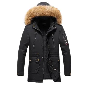 Tommy™ dik bont vuurvast waterdicht comfortabel parka winterjas
