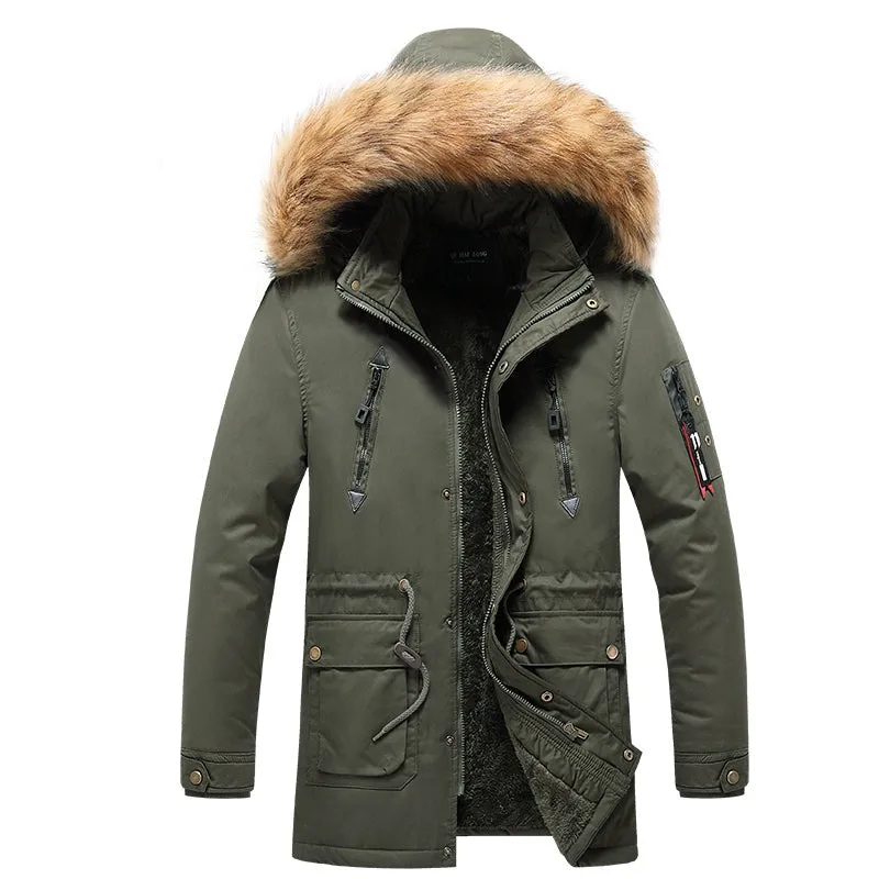 Tommy™ dik bont vuurvast waterdicht comfortabel parka winterjas