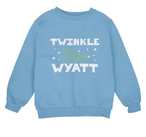 Twinkle Star Personalized Jumper Sweatshirt Gift for Toddler Boys