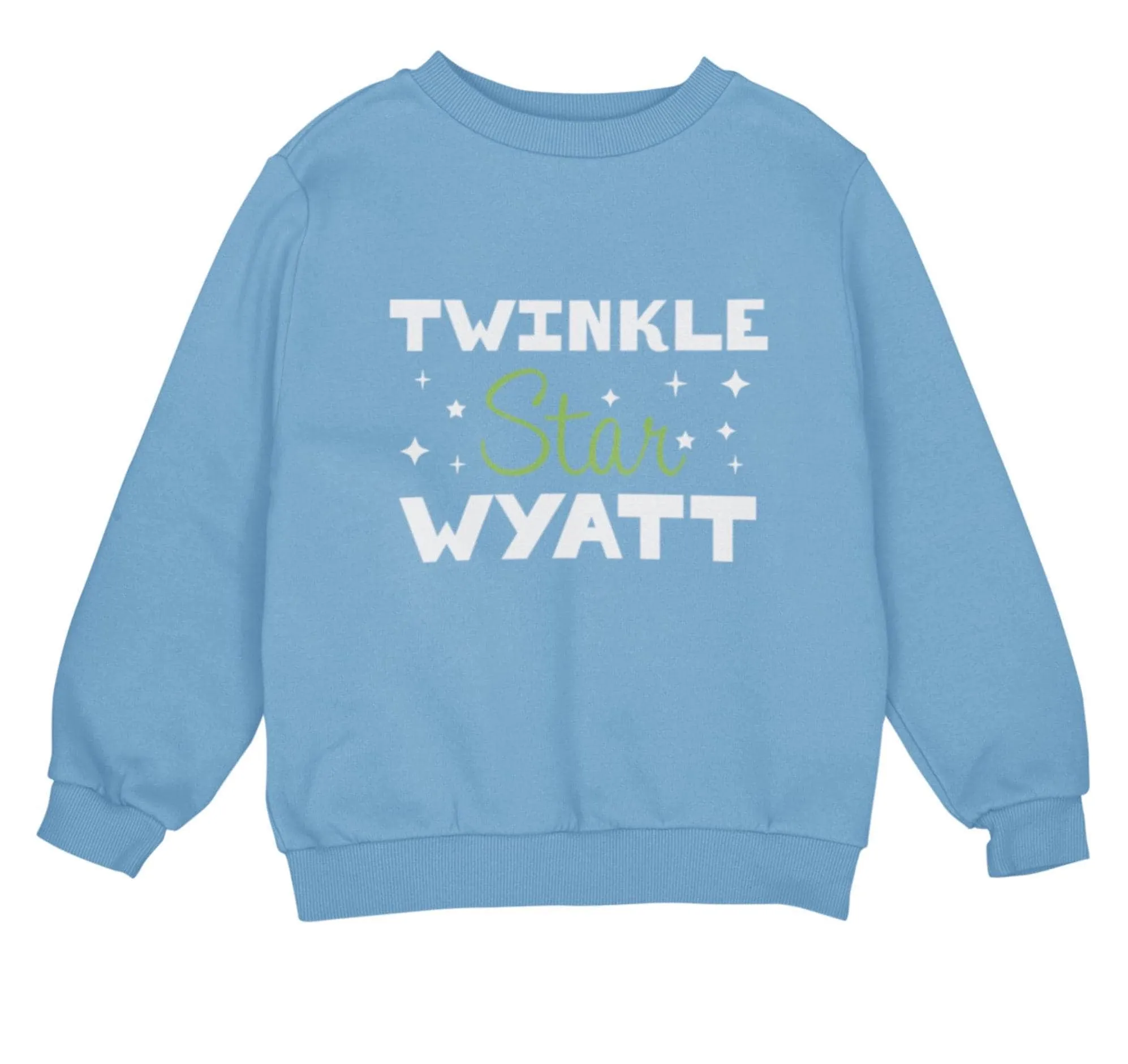 Twinkle Star Personalized Jumper Sweatshirt Gift for Toddler Boys