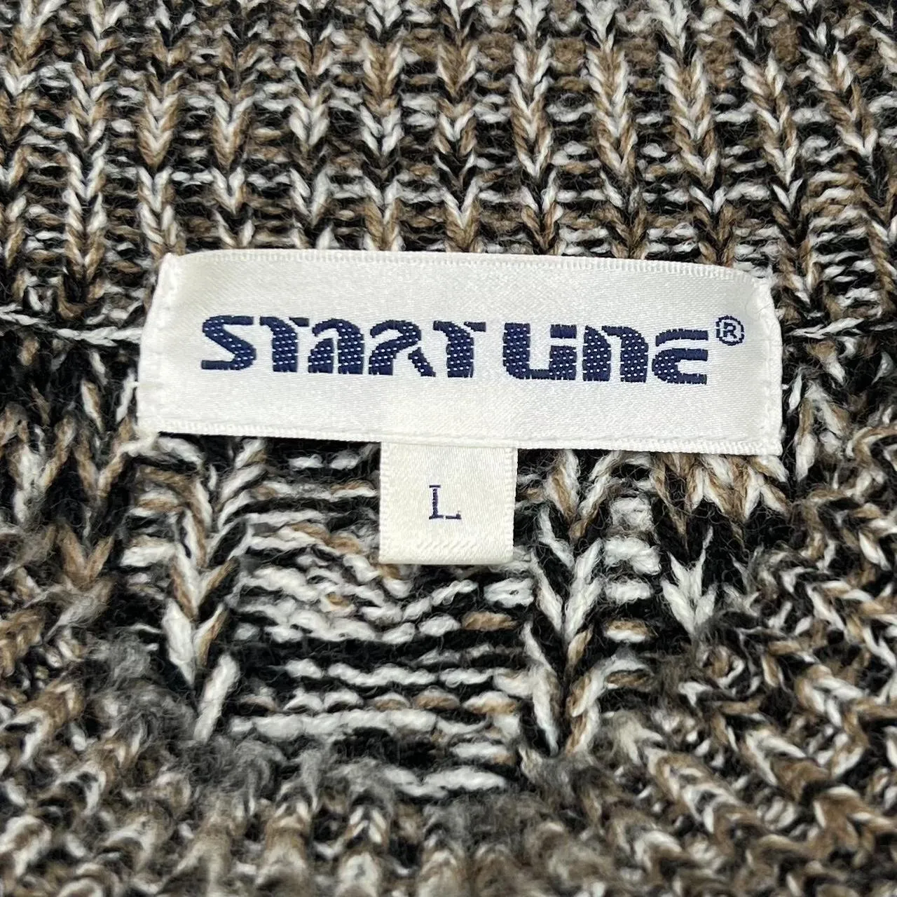 Vintage 90’s START LINE Acrylic Cable Knit Crewneck Sweater Jumper