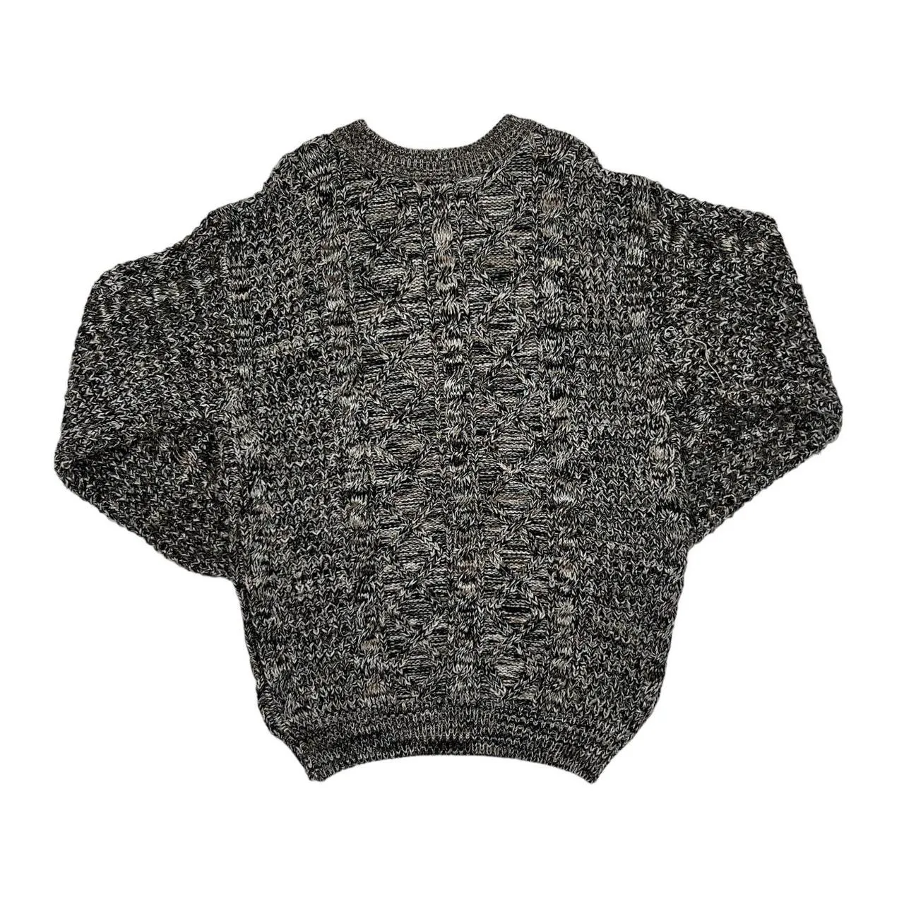 Vintage 90’s START LINE Acrylic Cable Knit Crewneck Sweater Jumper