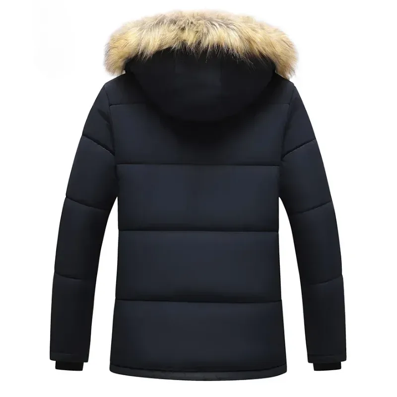 Weeroud - Parka Winterjas Heren – Extra Warm Gevoerd met Bontkraag en Capuchon