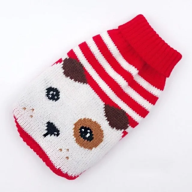 Winter Cartoon Dog Clothes
