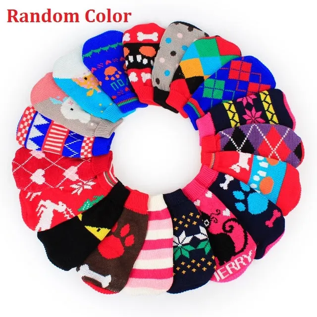 Winter Cartoon Dog Clothes