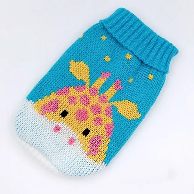 Winter Cartoon Dog Clothes