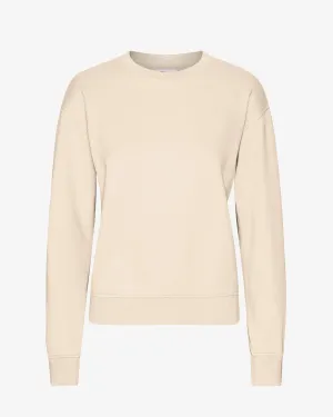 Women Classic Organic Crew - Ivory White