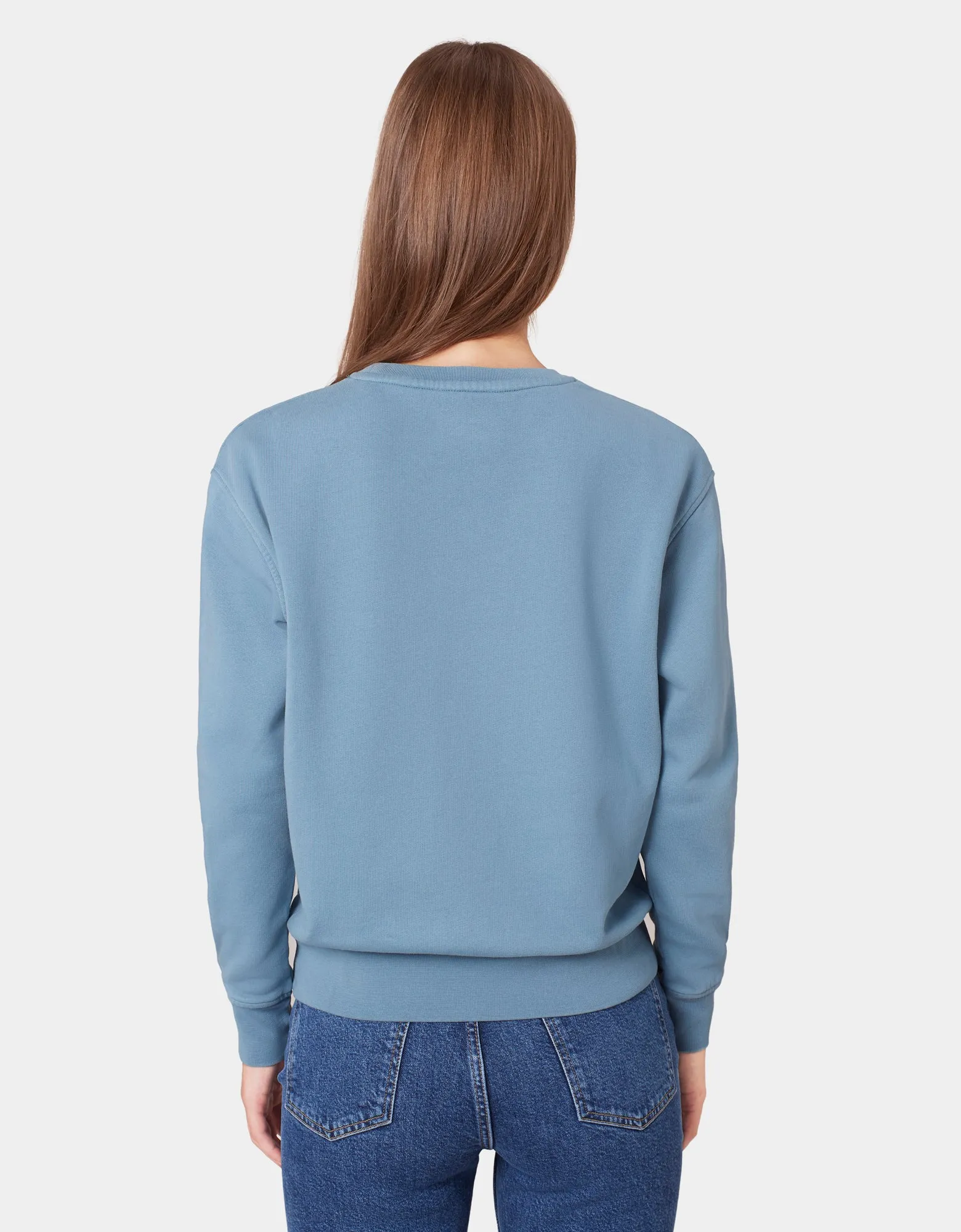 Women Classic Organic Crew - Limestone Grey