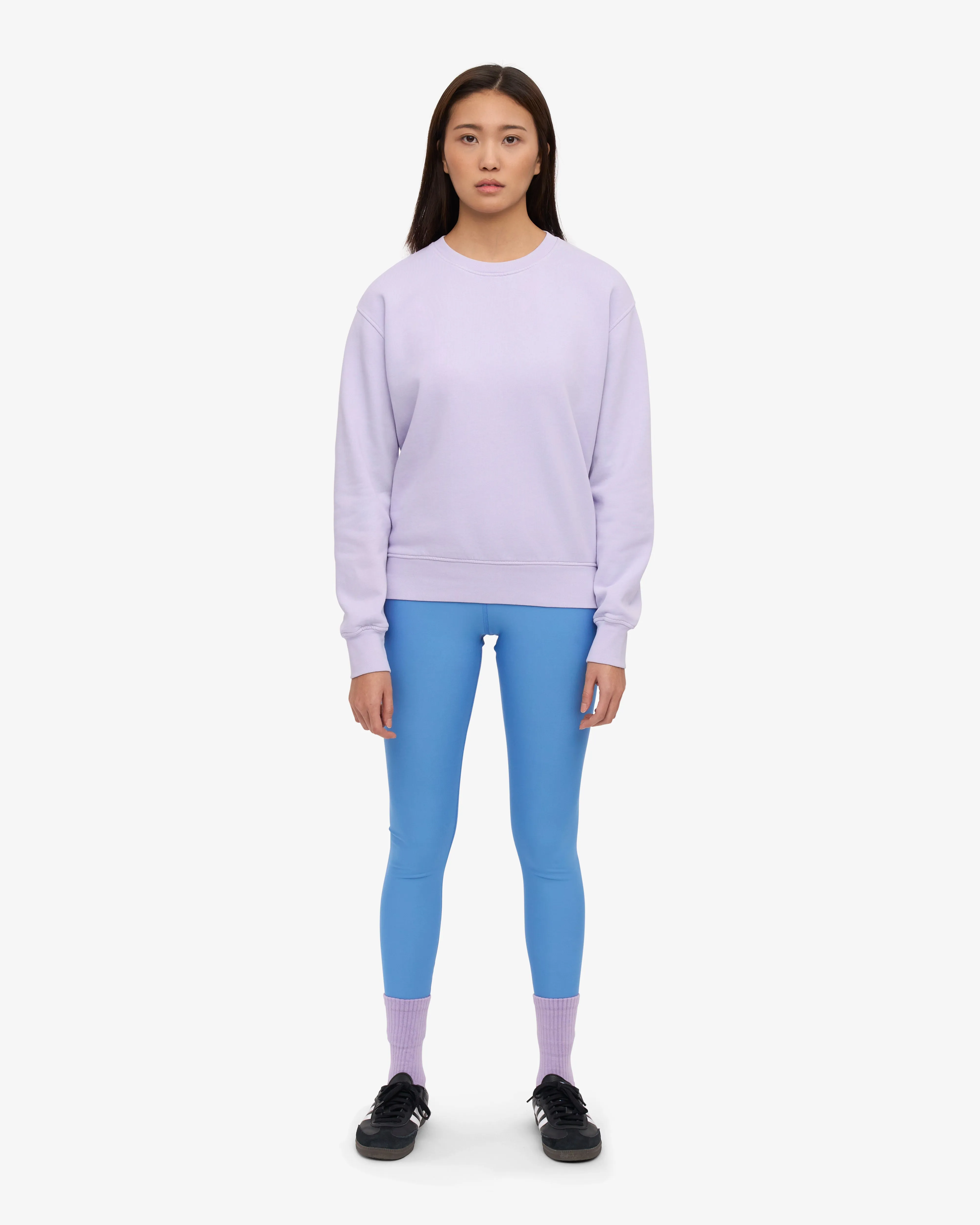 Women Classic Organic Crew - Soft Lavender