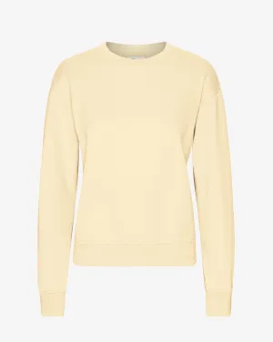 Women Classic Organic Crew - Soft Yellow