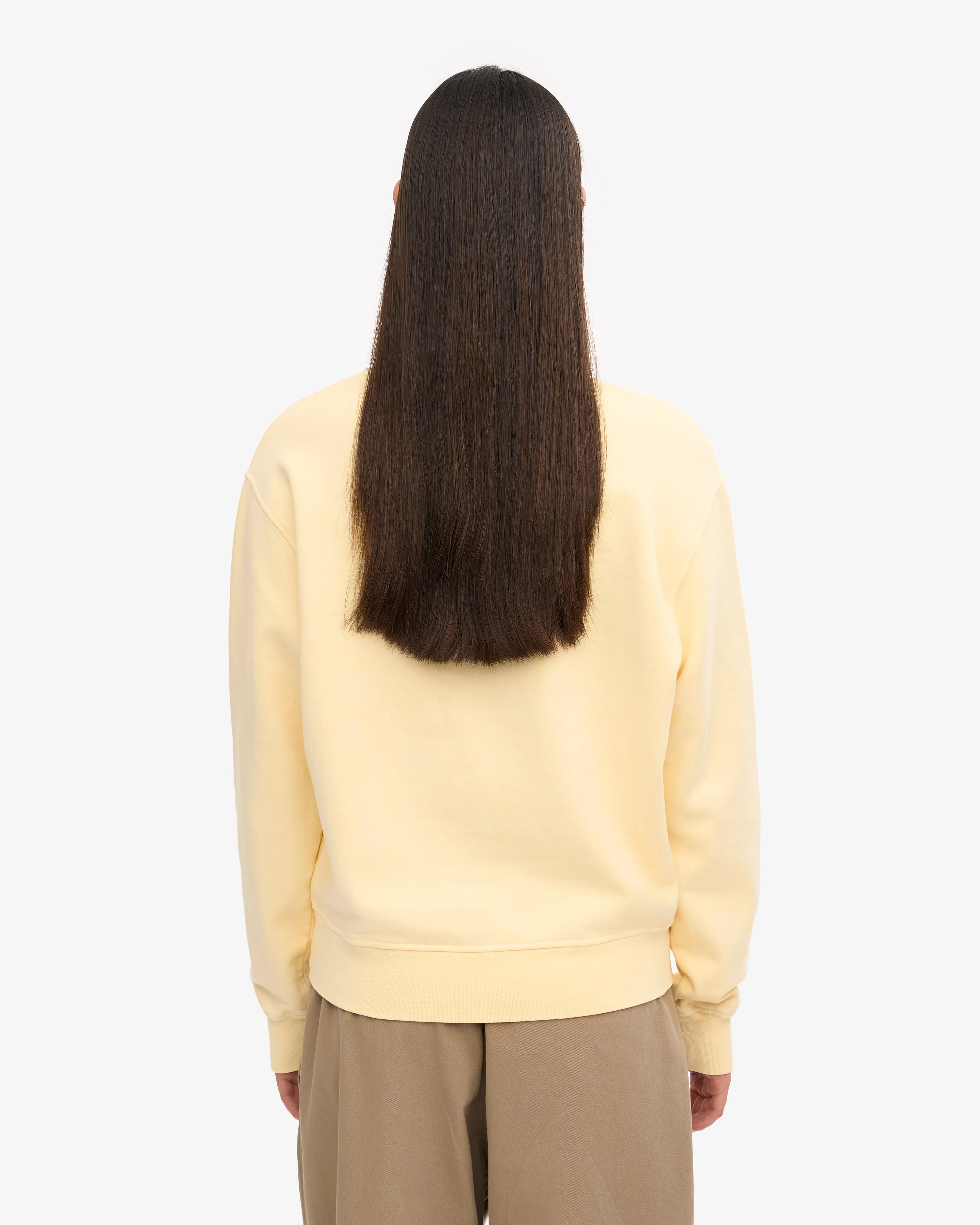 Women Classic Organic Crew - Soft Yellow