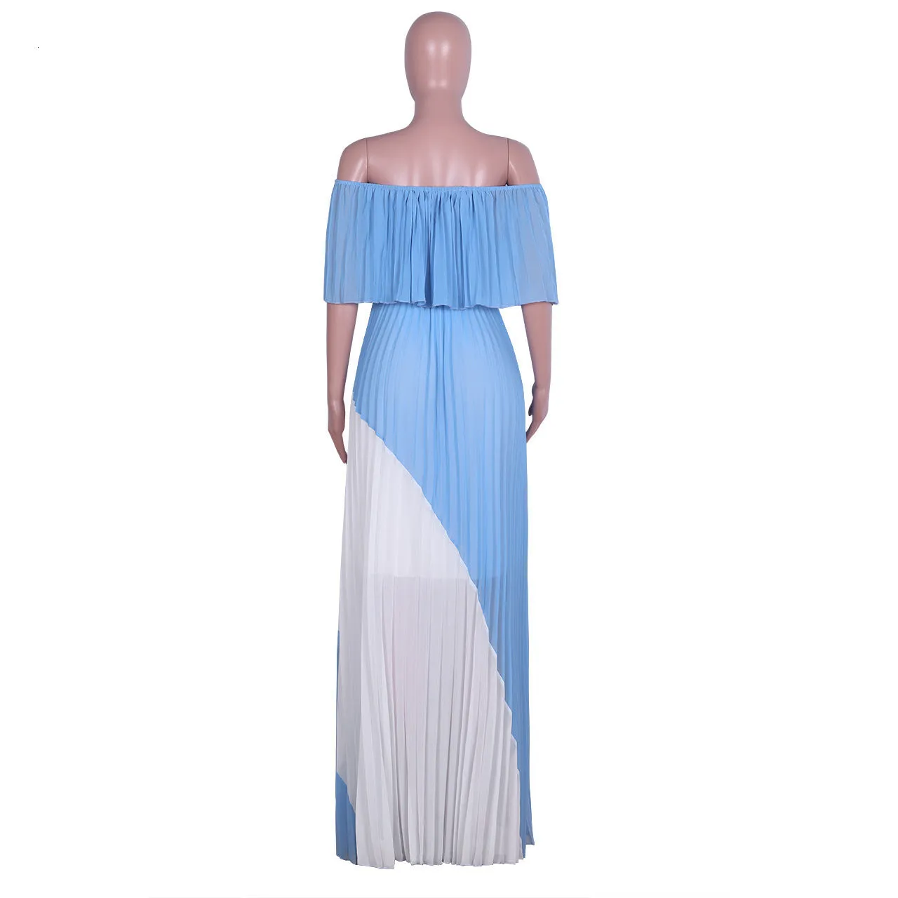 Women's Summer Beach Loose Long Dress With Ruffles